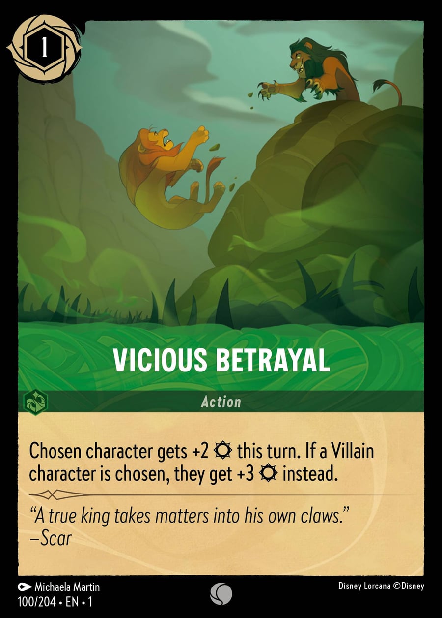 Vicious Betrayal card art