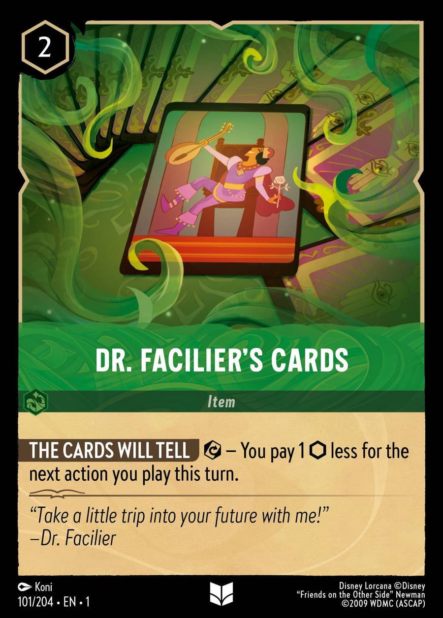 Dr. Facilier’s Cards card art