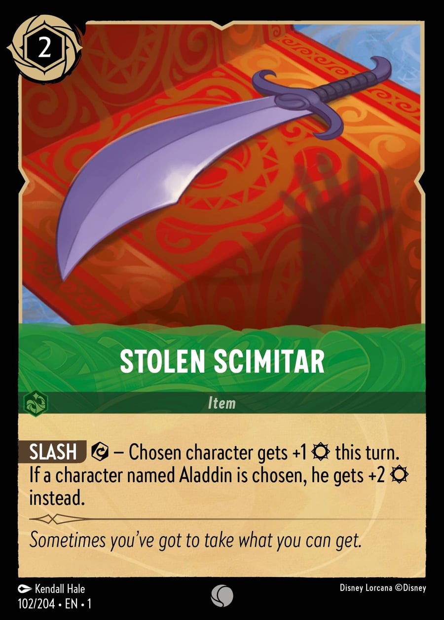 Stolen Scimitar card art