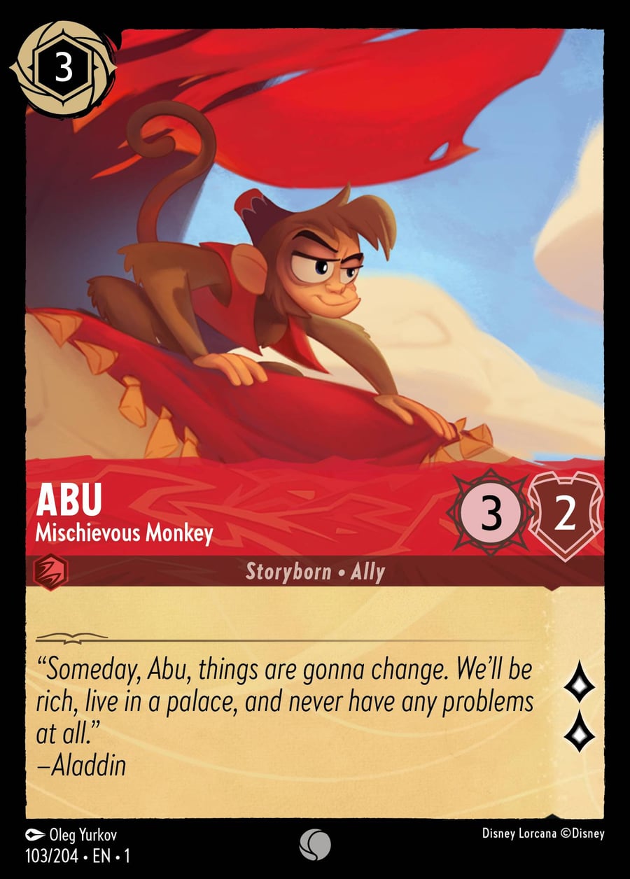 Abu - Mischievous Monkey card art