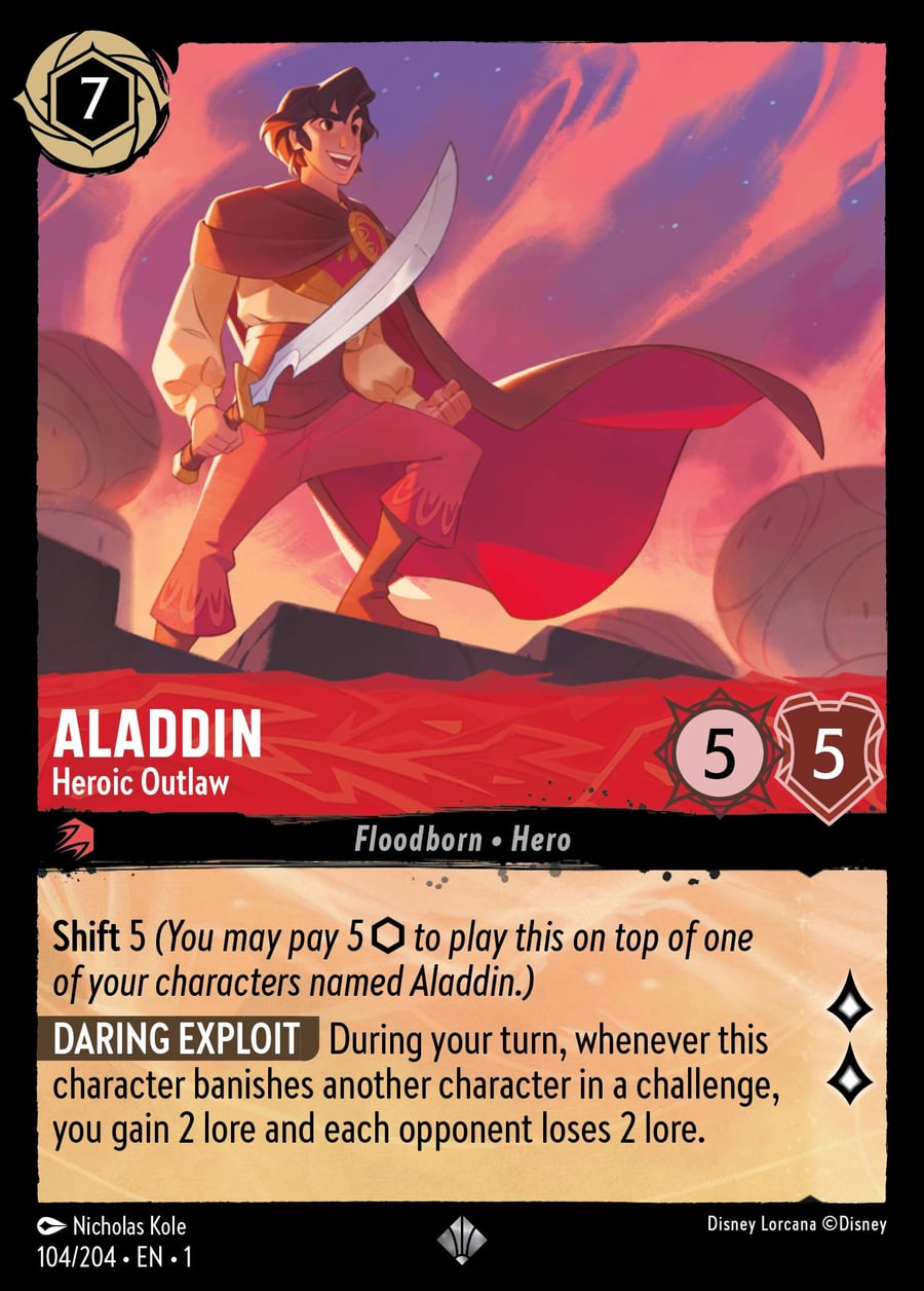Aladdin - Heroic Outlaw card art