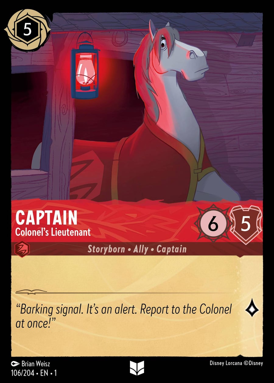 Captain - Colonel’s Lieutenant card art