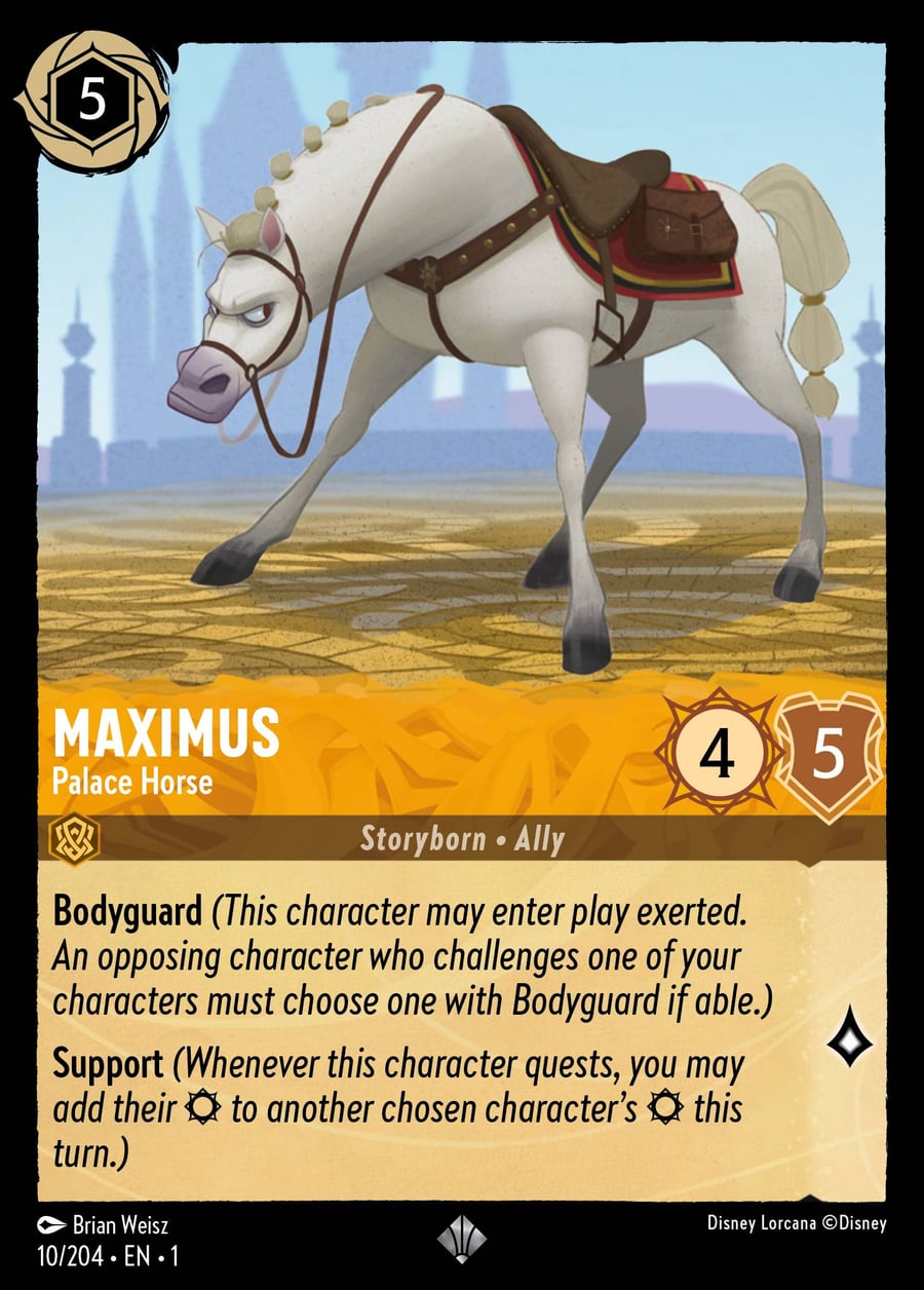 Maximus - Palace Horse card art