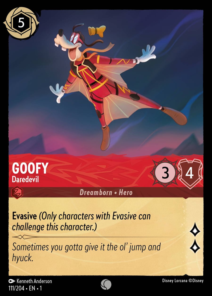 Goofy - Daredevil card art