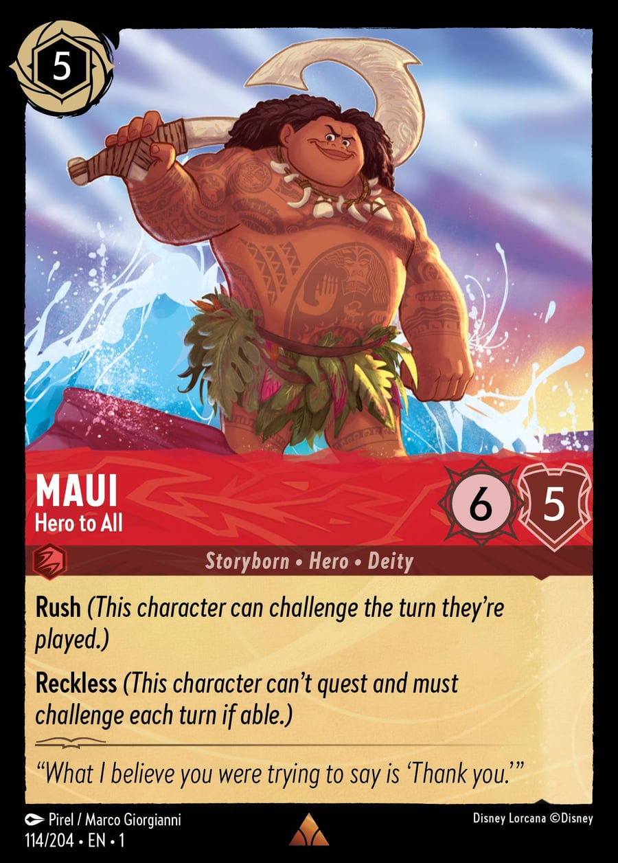 Maui - Hero to All card art