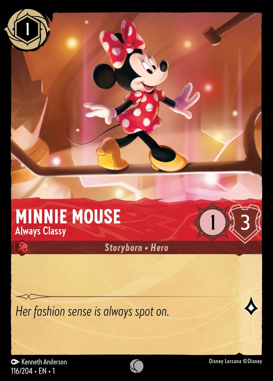 Minnie Mouse - Always Classy card art