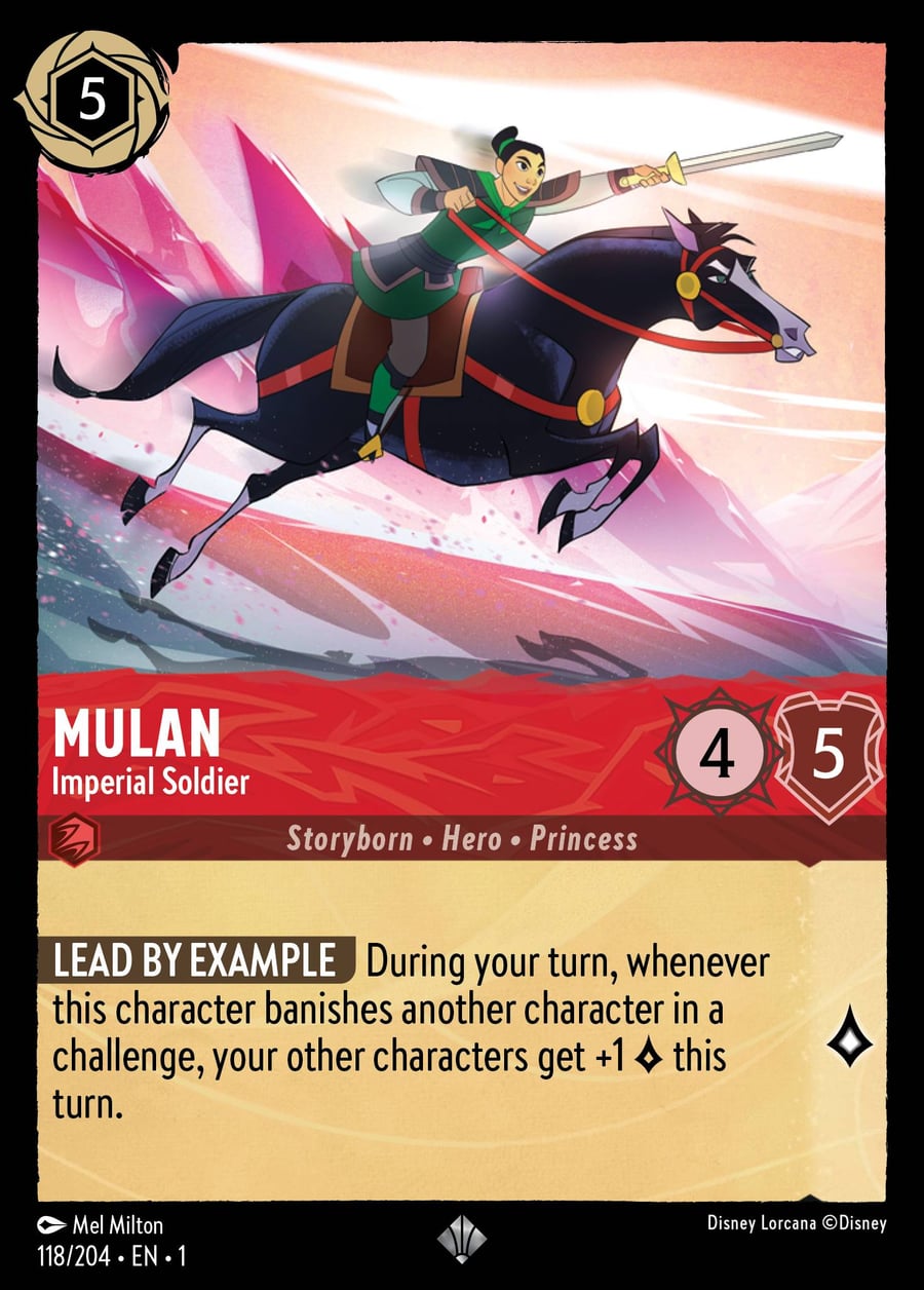Mulan - Imperial Soldier card art