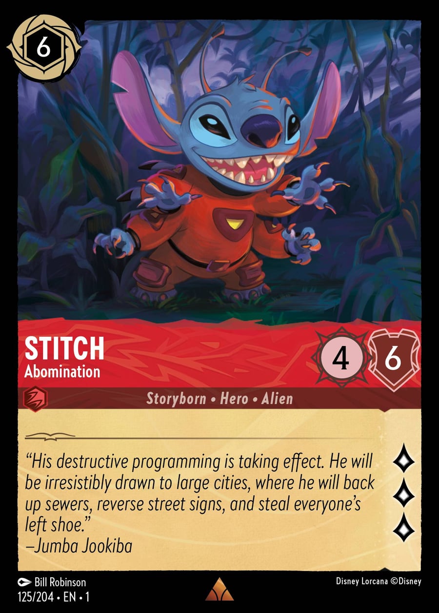 Stitch - Abomination card art