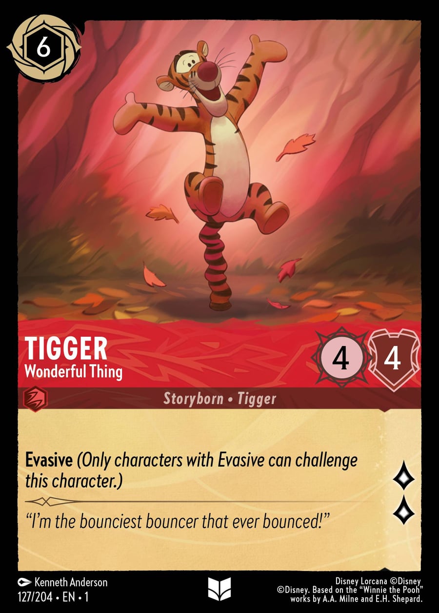 Tigger - Wonderful Thing card art