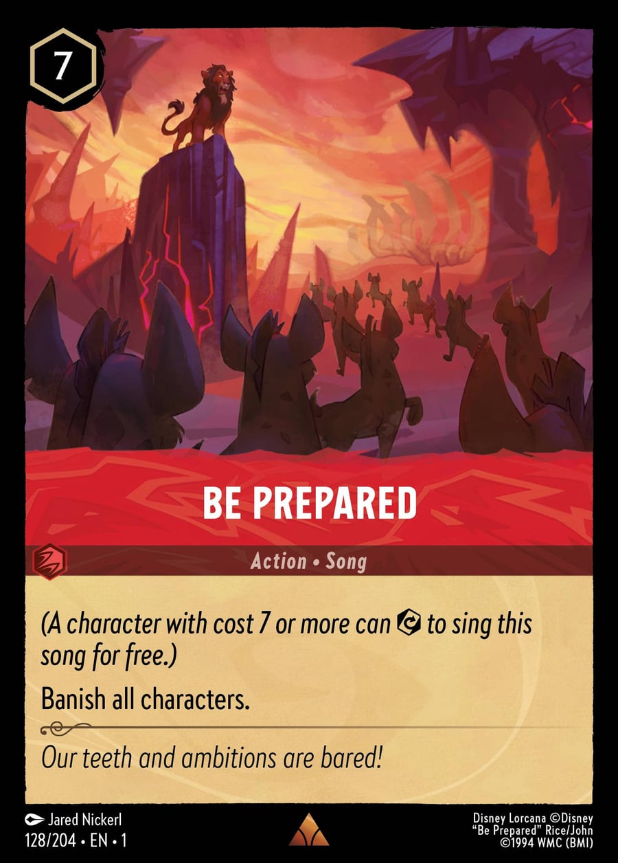 Be Prepared card art
