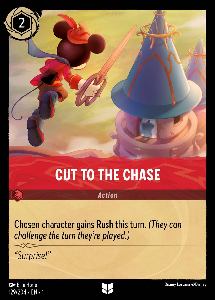 Cut to the Chase card art