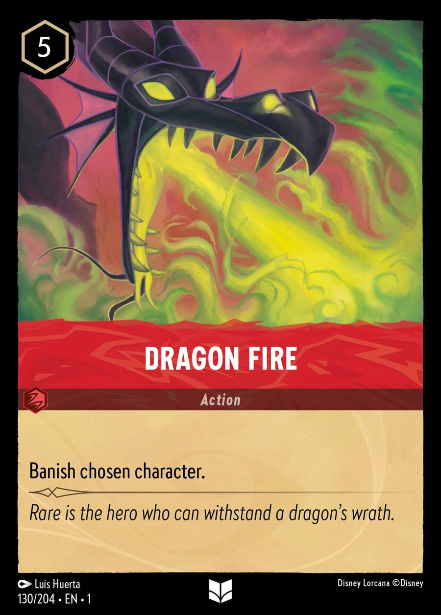 Dragon Fire card art