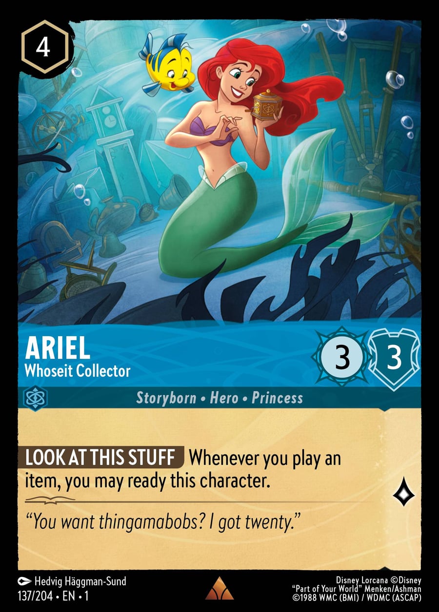 Ariel - Whoseit Collector card art