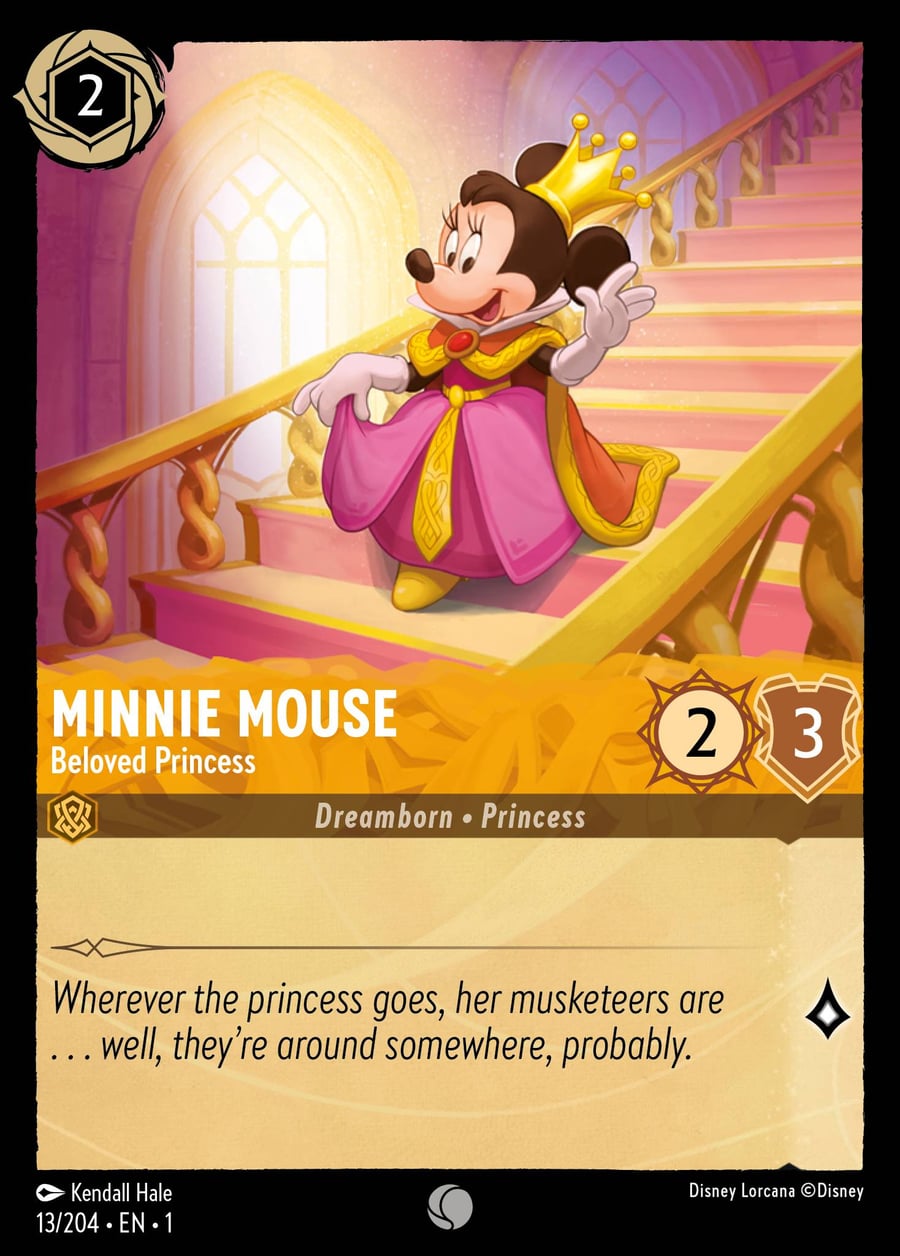 Minnie Mouse - Beloved Princess card art