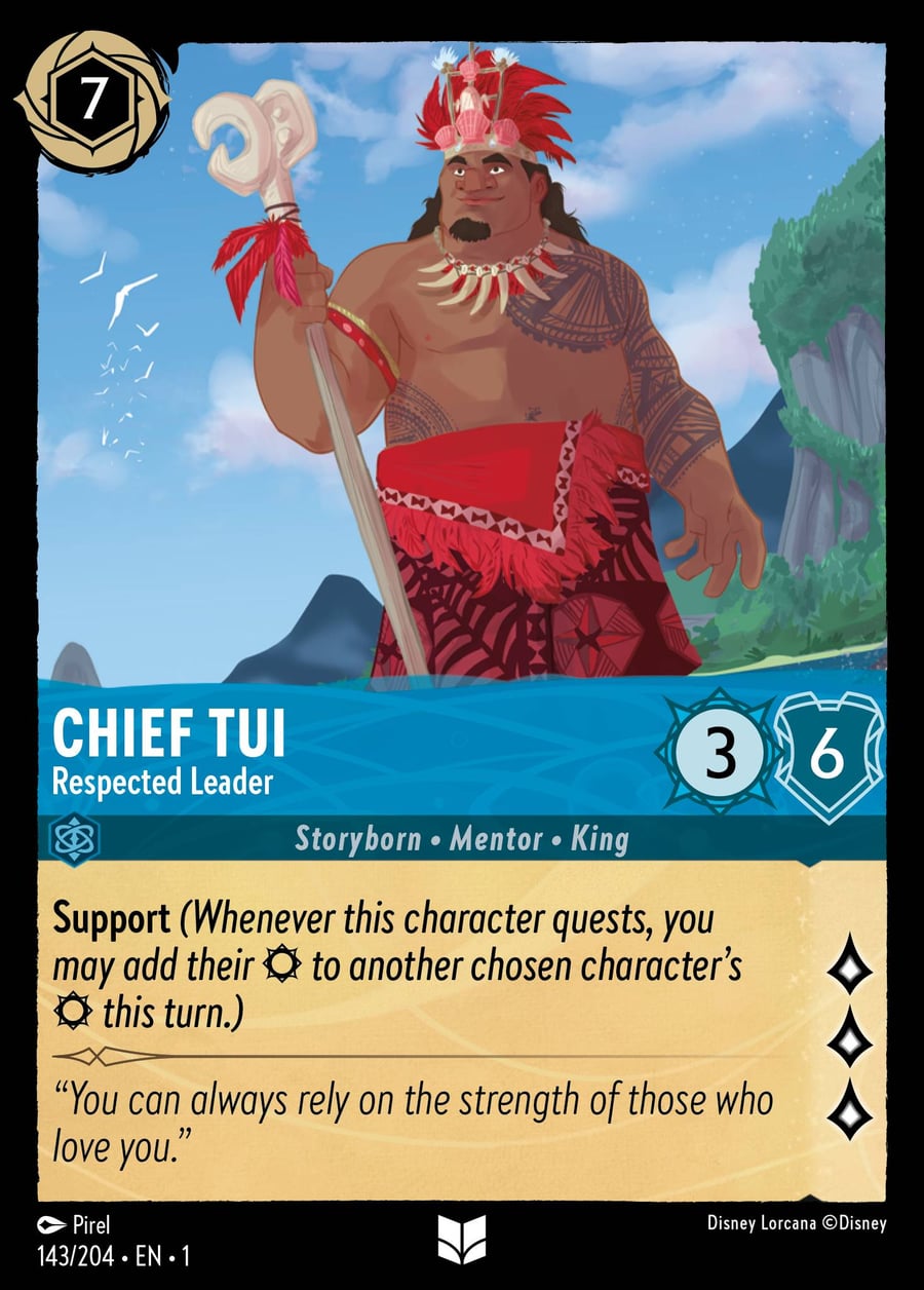 Chief Tui - Respected Leader card art