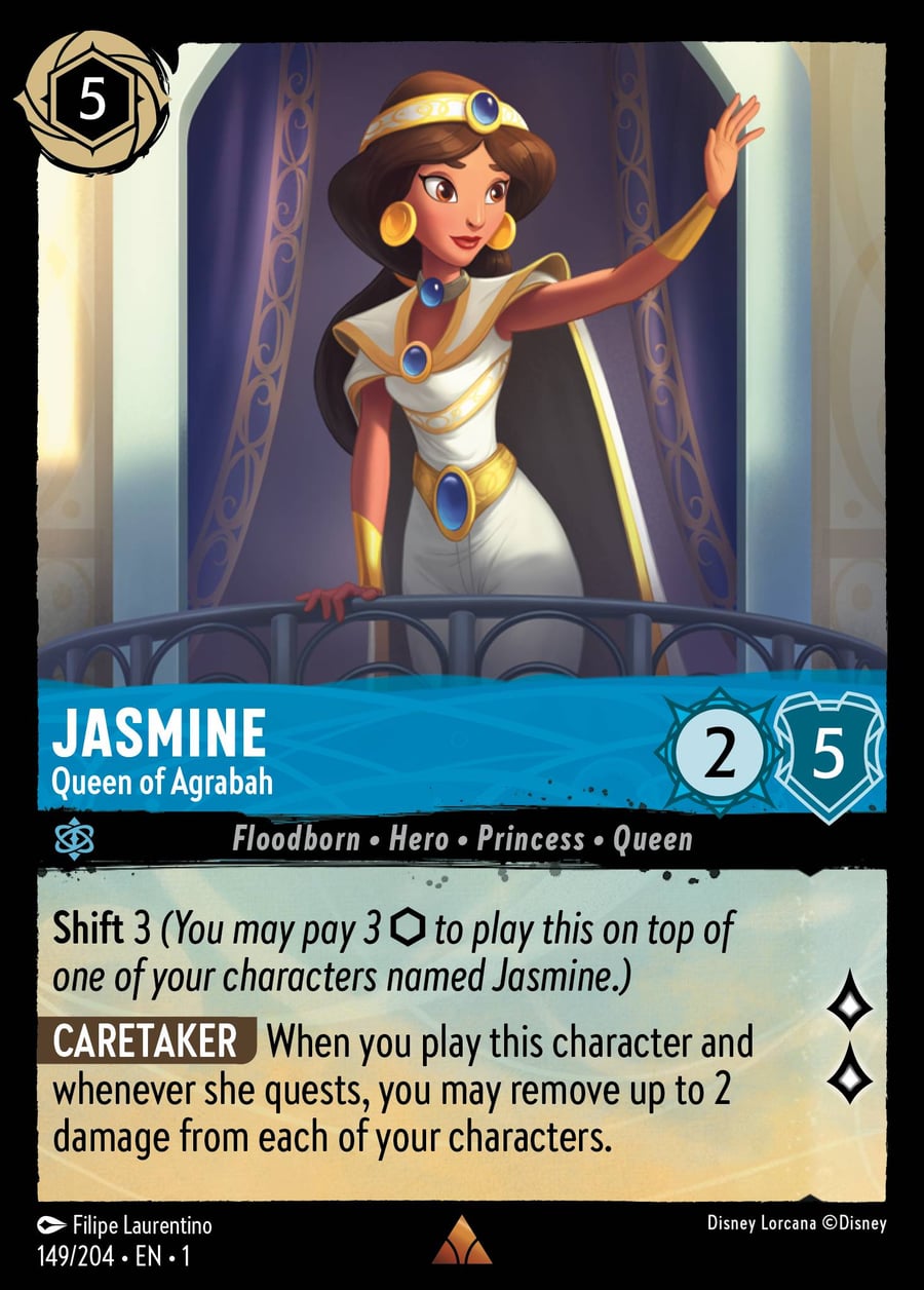 Jasmine - Queen of Agrabah card art