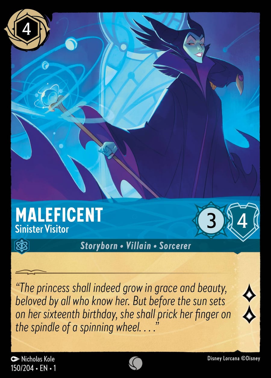 Maleficent - Sinister Visitor card art