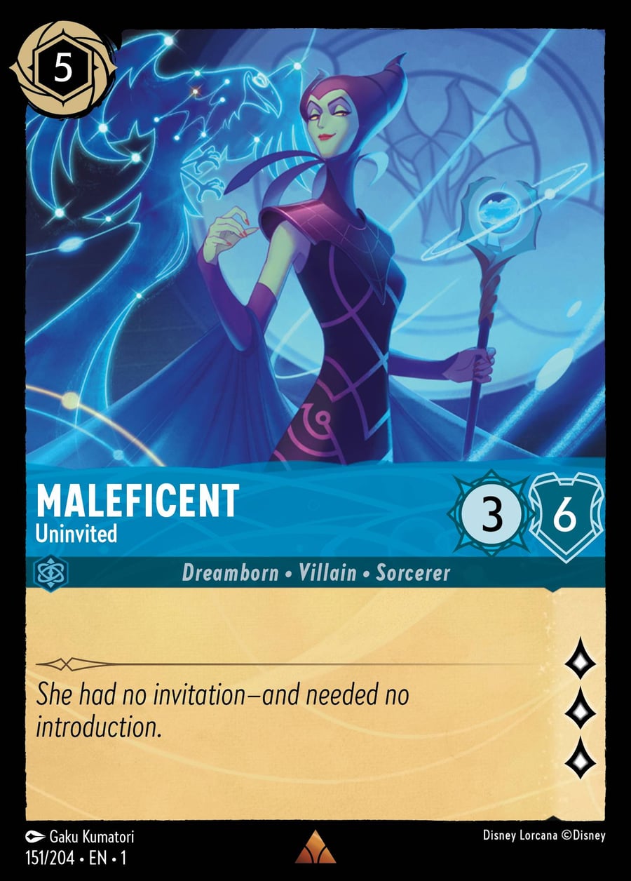 Maleficent - Uninvited card art