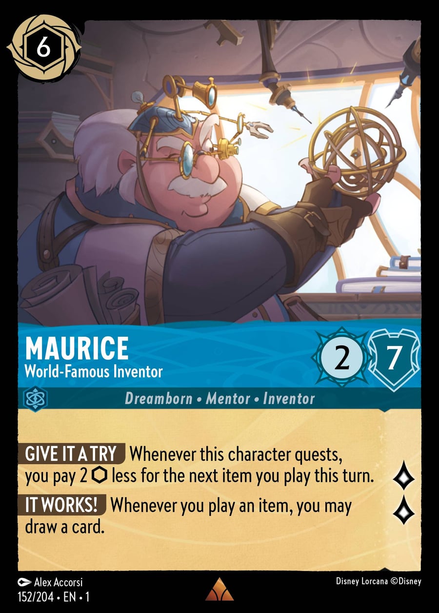 Maurice - World-Famous Inventor card art