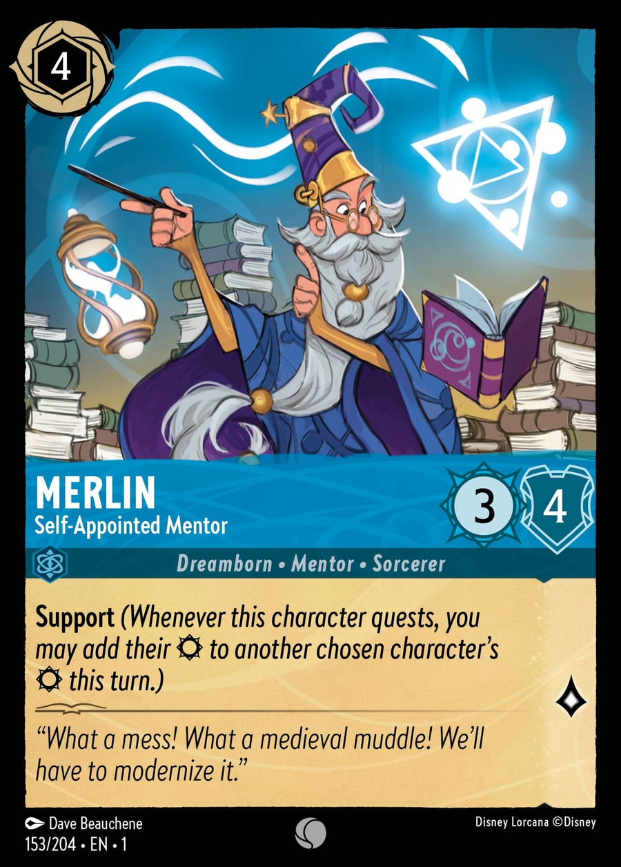 Merlin - Self-Appointed Mentor card art
