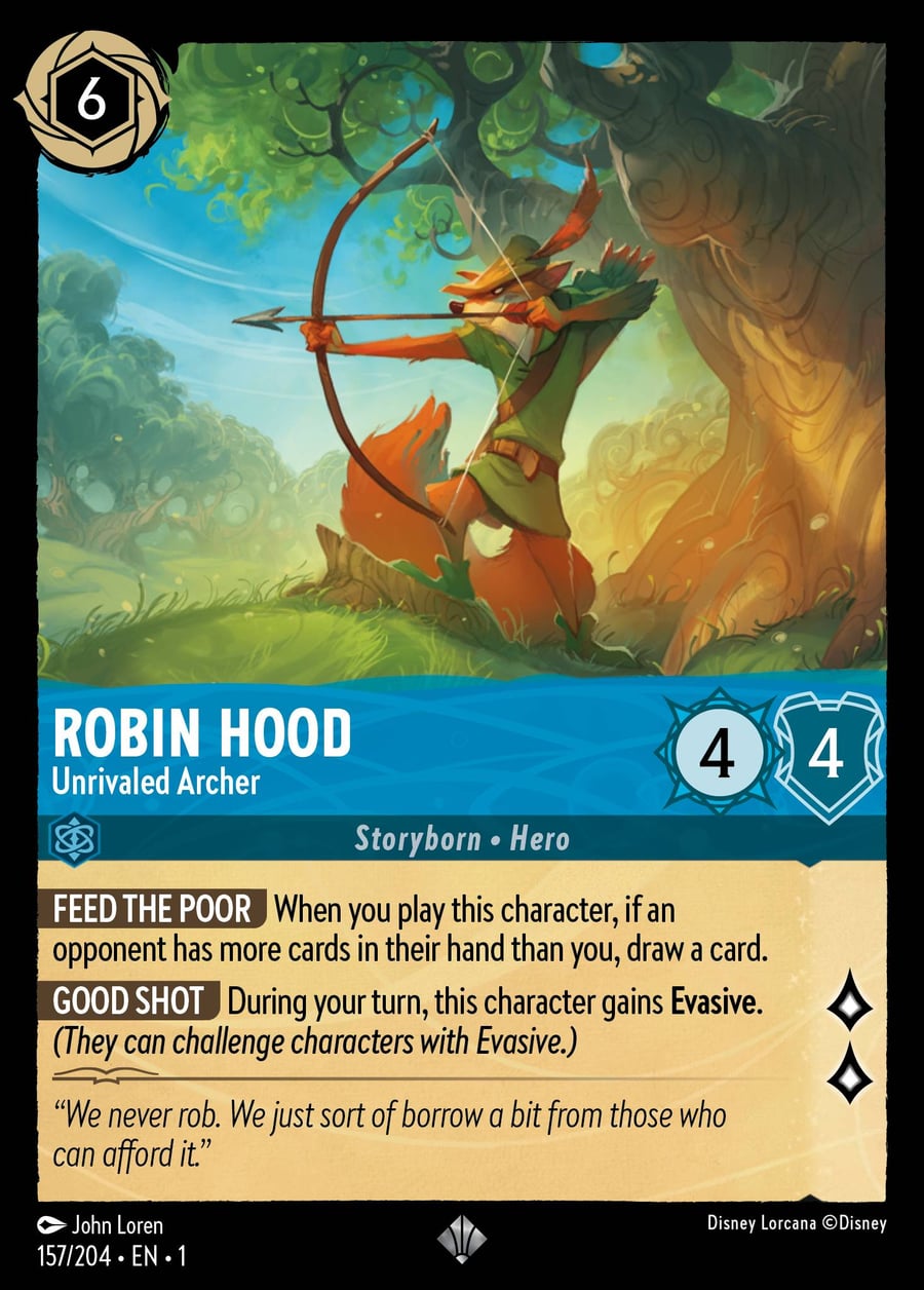Robin Hood - Unrivaled Archer card art