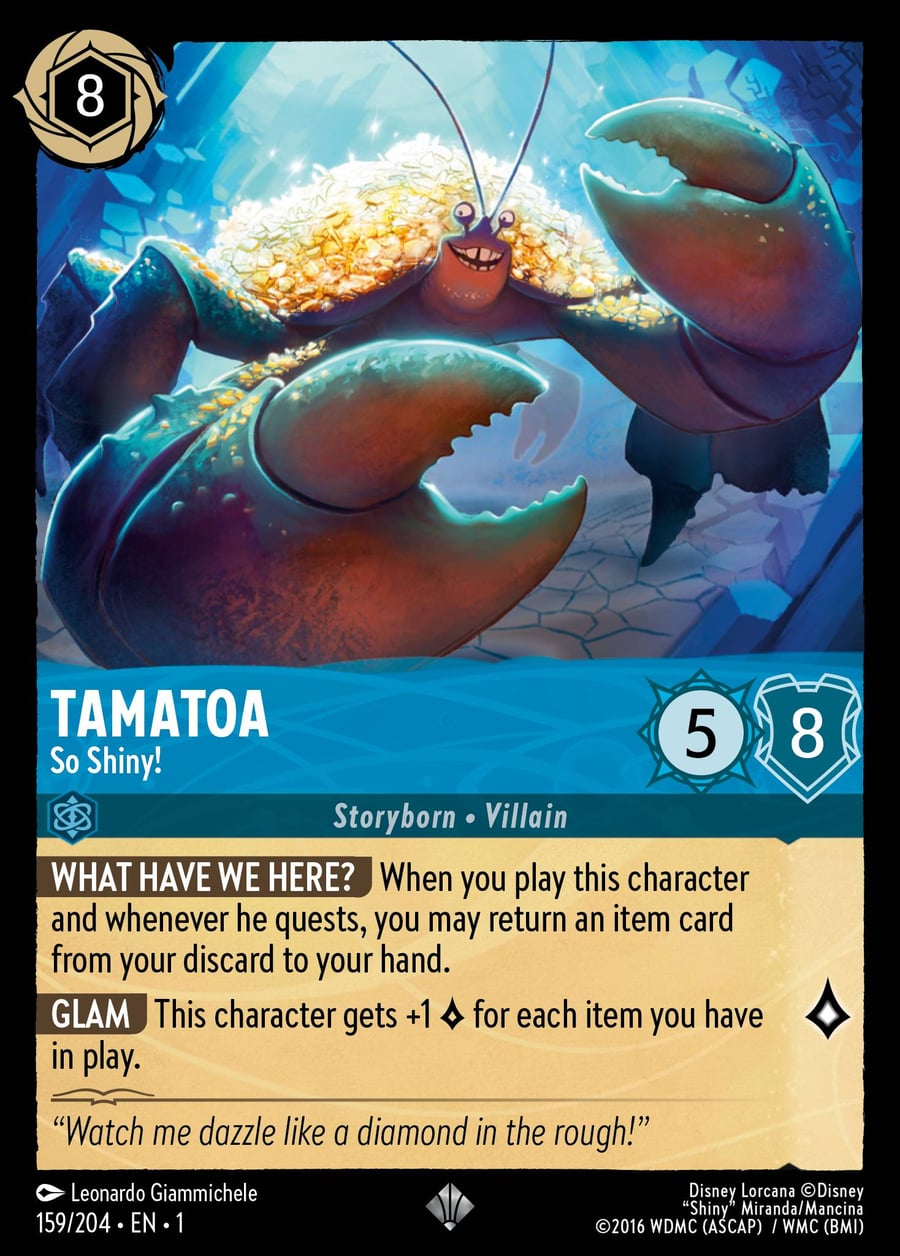 Tamatoa - So Shiny! card art