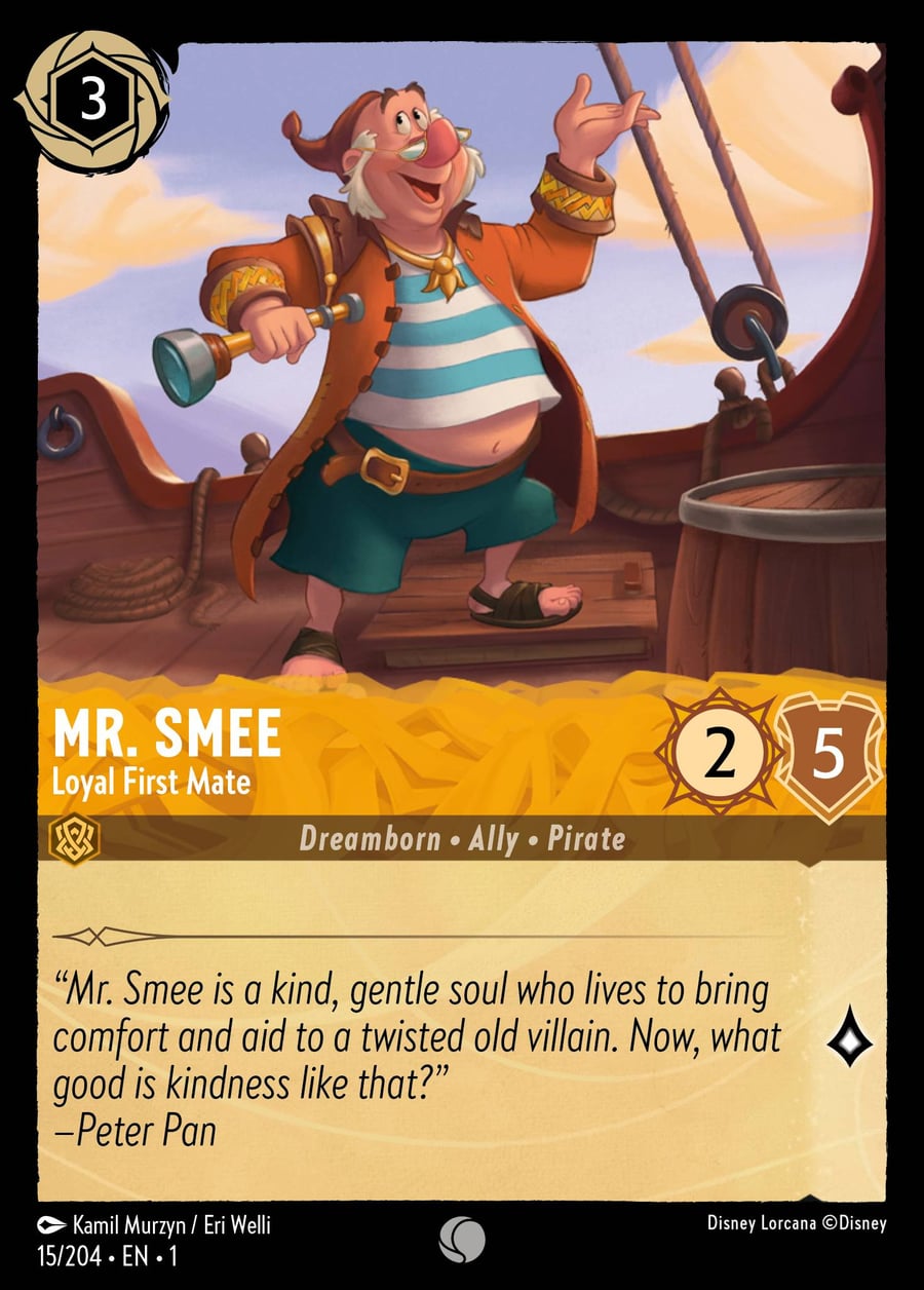 Mr. Smee - Loyal First Mate card art
