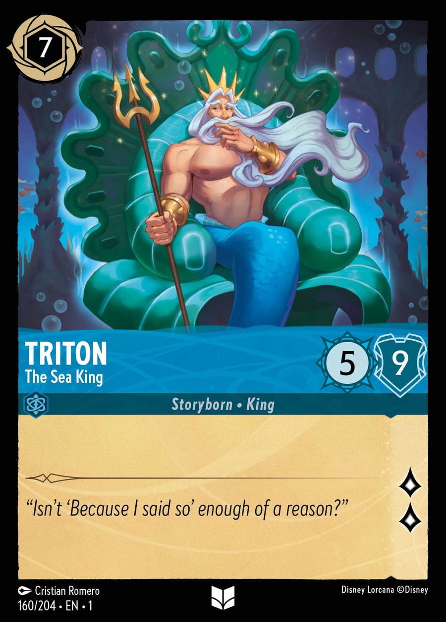 Triton - The Sea King card art