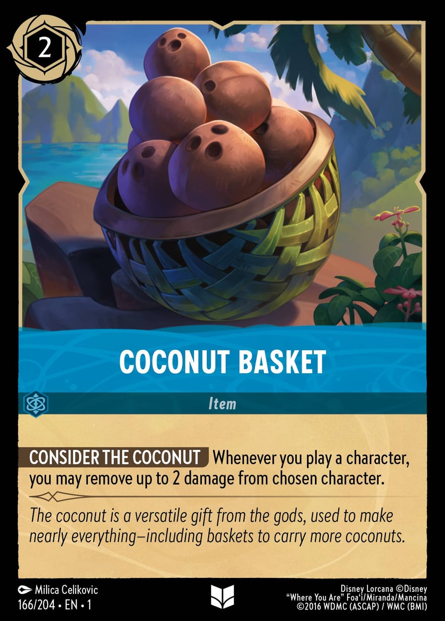 Coconut Basket card art