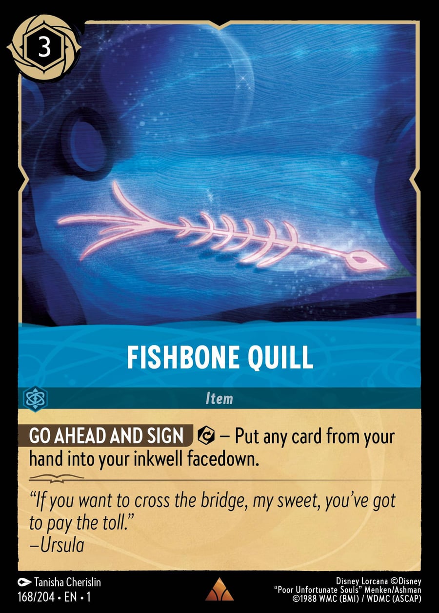 Fishbone Quill card art