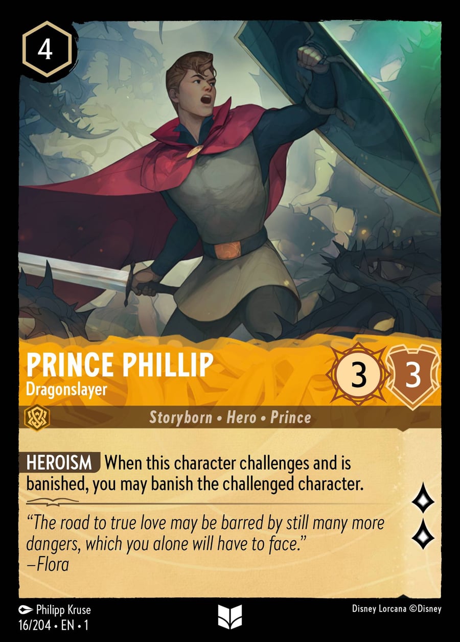 Prince Phillip - Dragonslayer card art