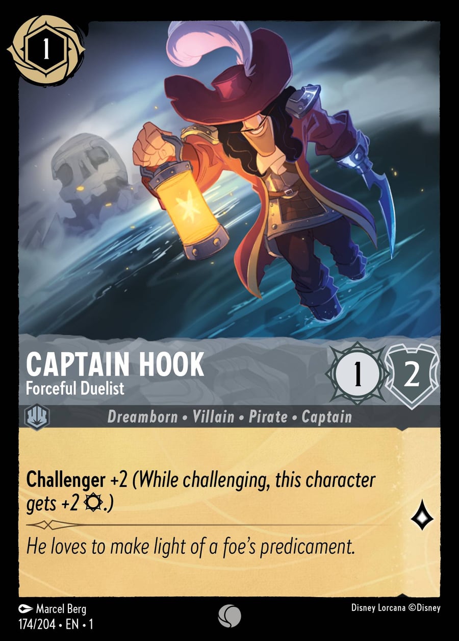 Captain Hook - Forceful Duelist card art