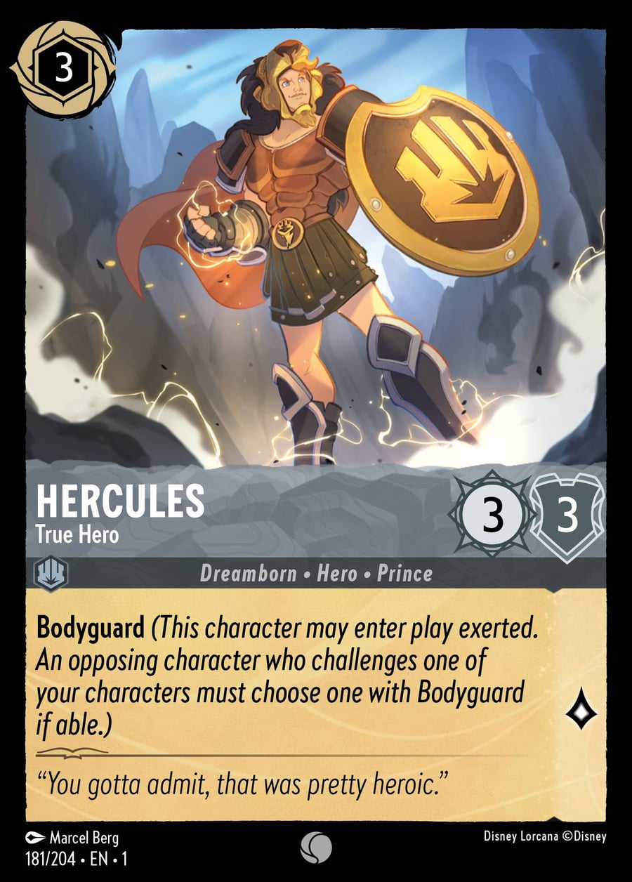 Hercules - True Hero card art