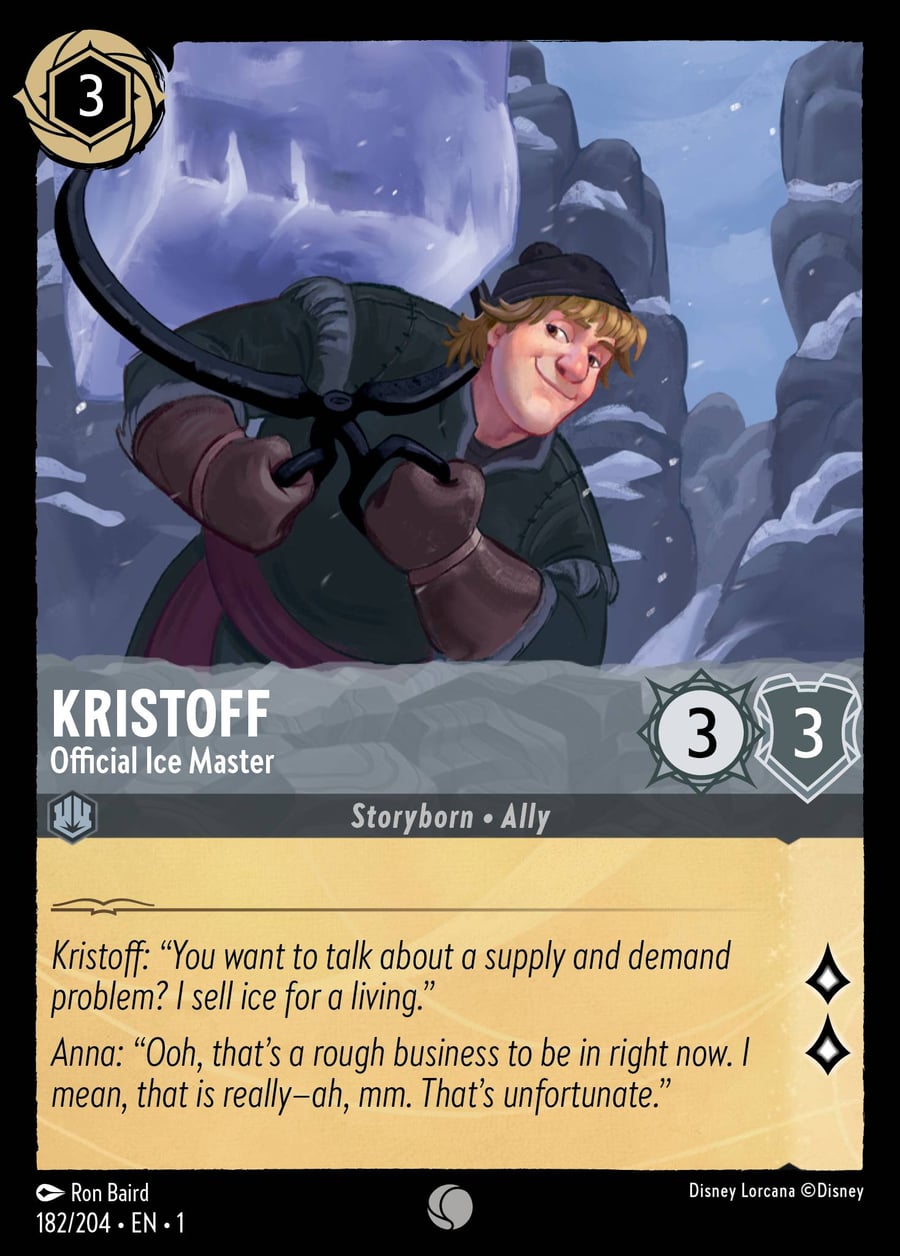 Kristoff - Official Ice Master card art