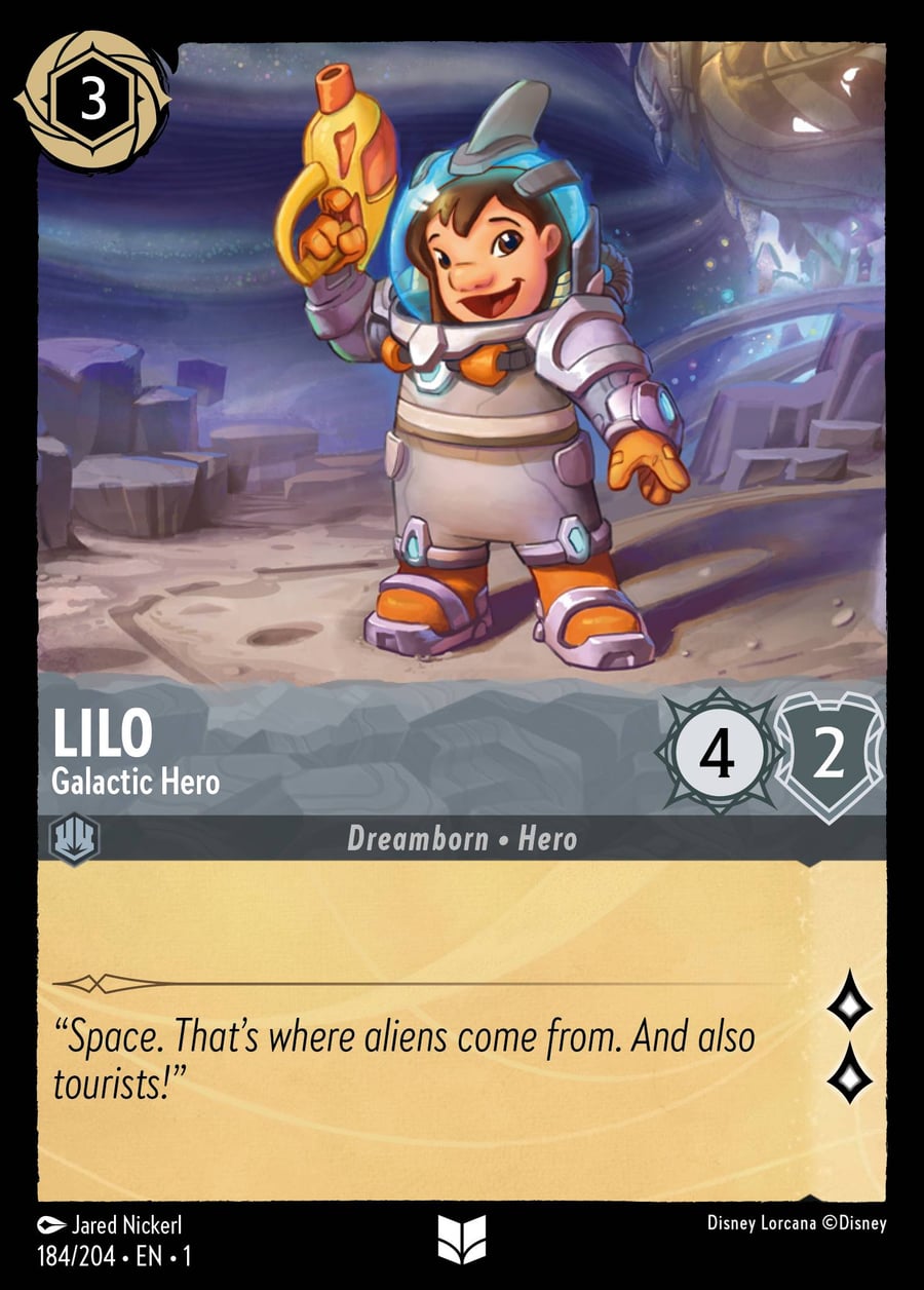 Lilo - Galactic Hero card art