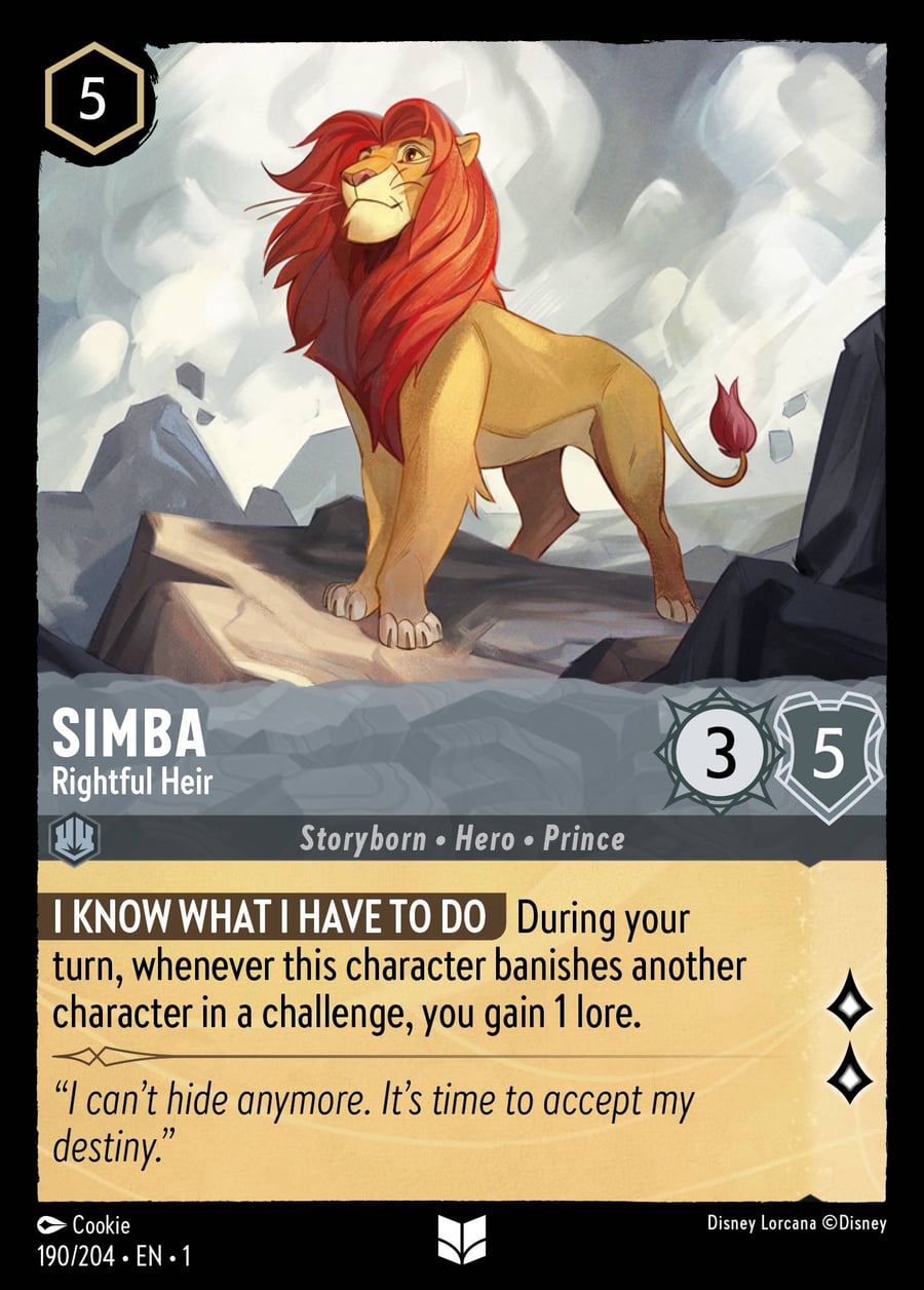 Simba - Rightful Heir card art