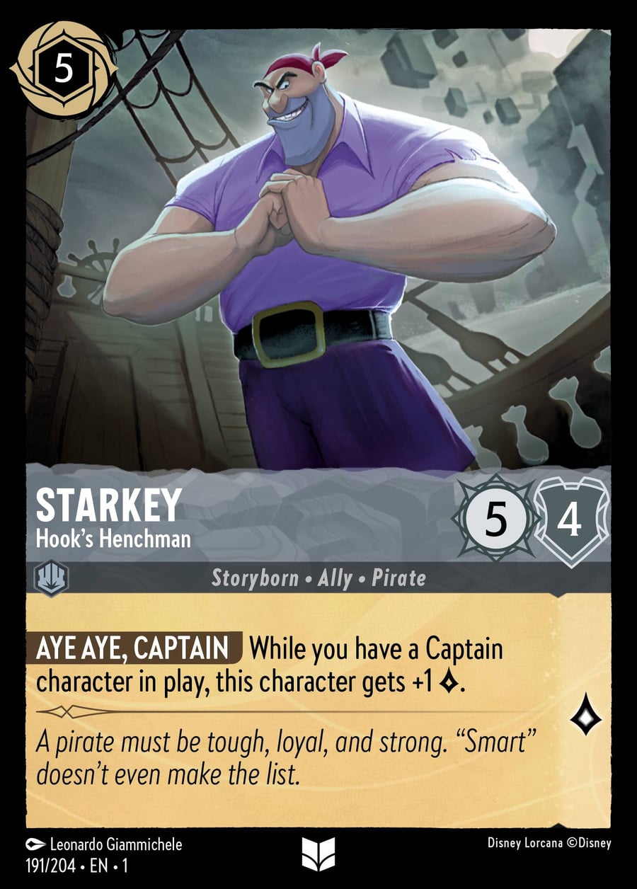 Starkey - Hook’s Henchman card art