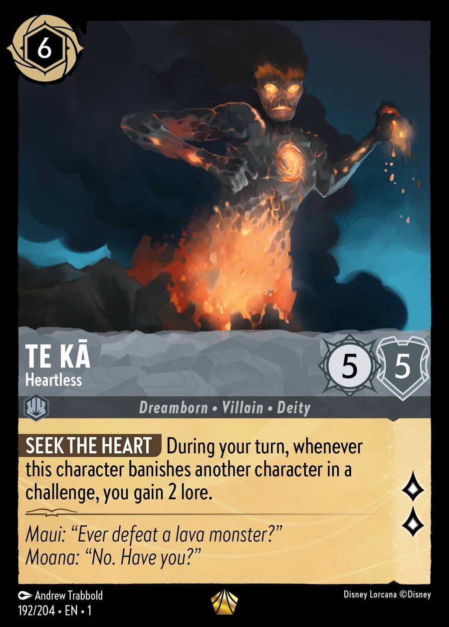 Te Kā - Heartless card art