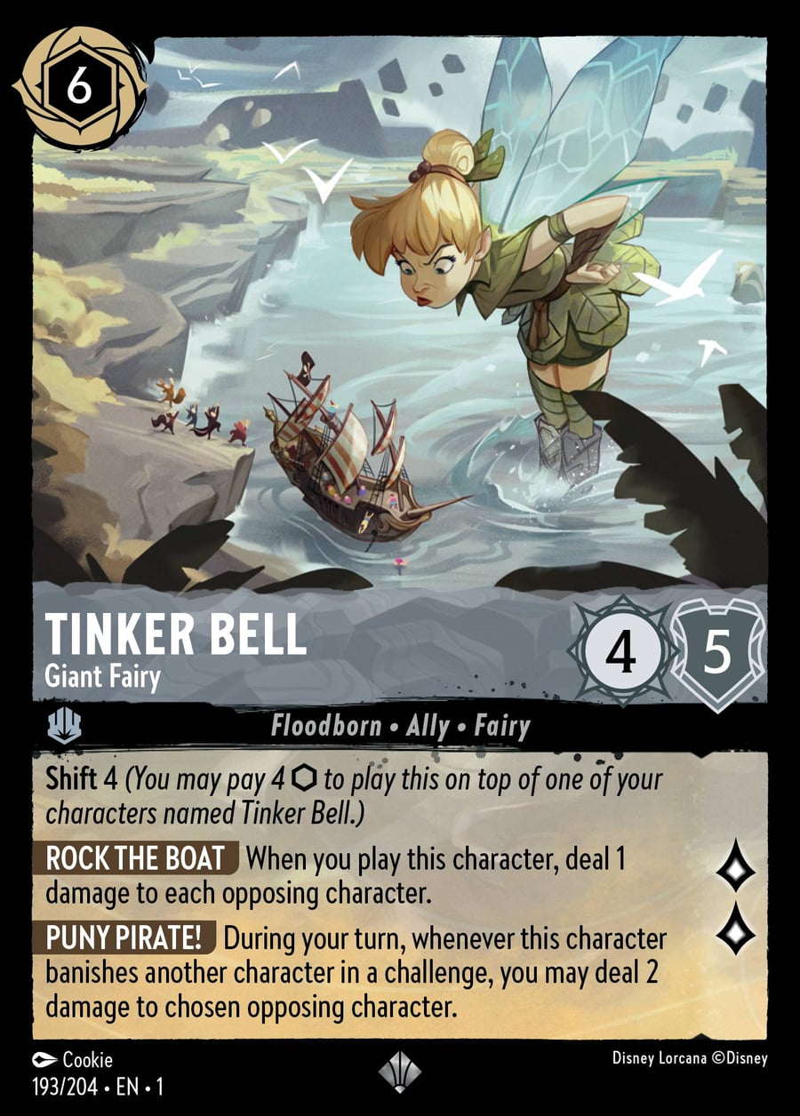 Tinker Bell - Giant Fairy card art