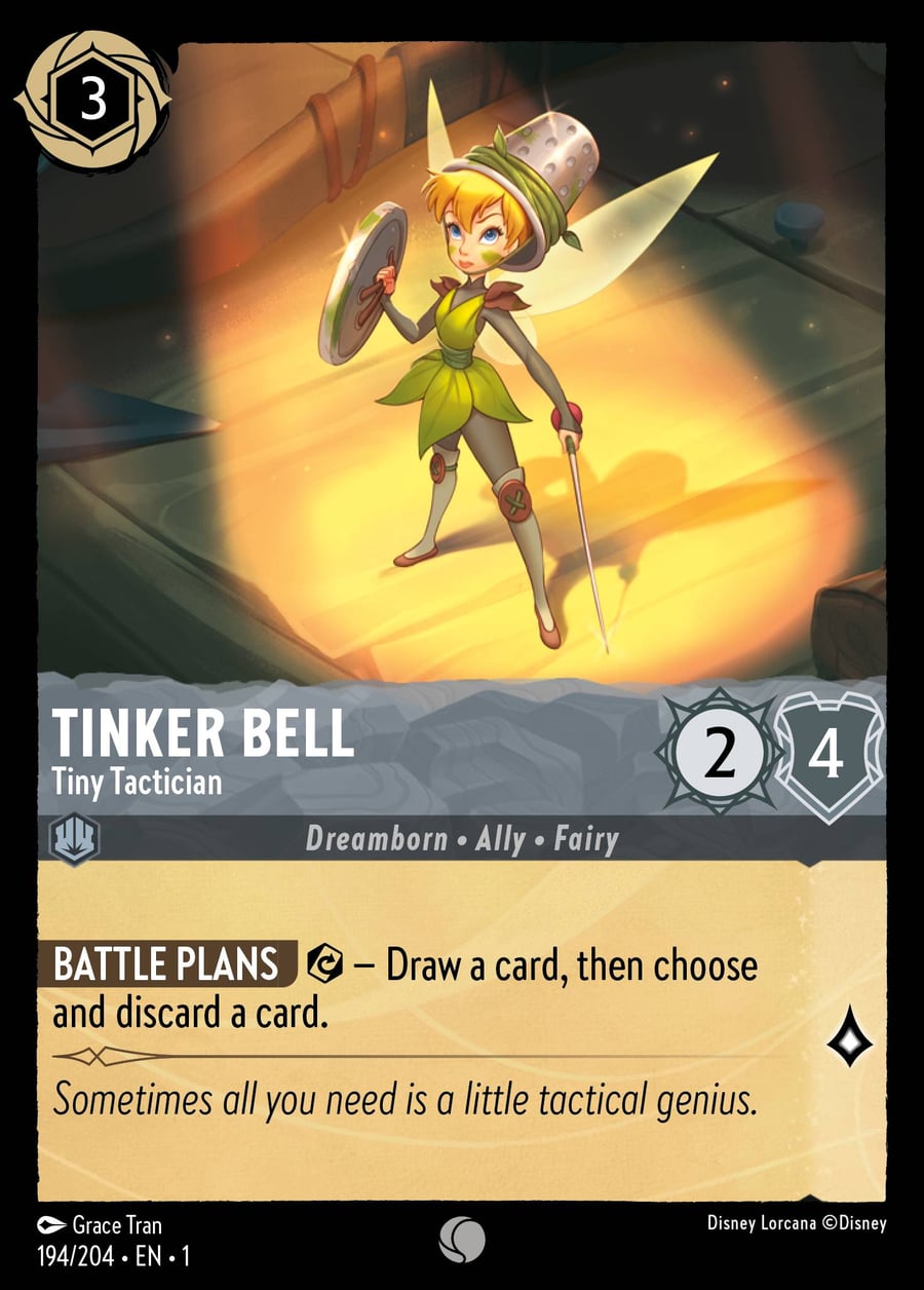 Tinker Bell - Tiny Tactician card art