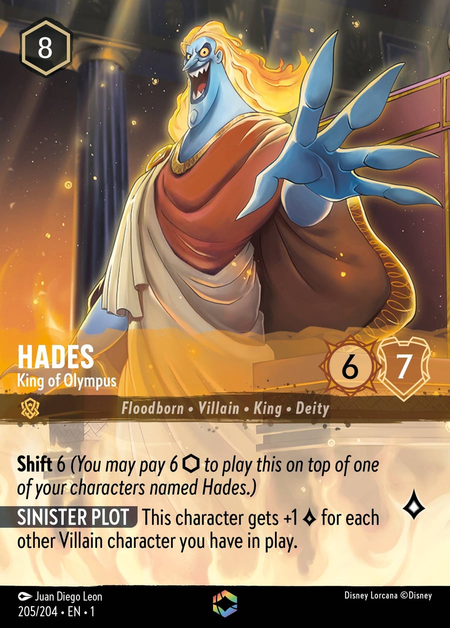 Hades - King of Olympus card art