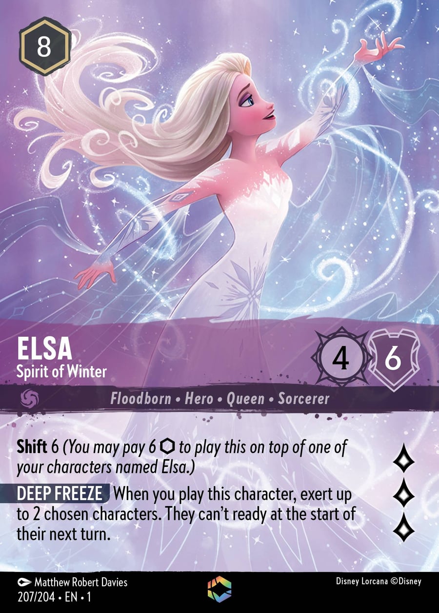 Elsa - Spirit of Winter card art