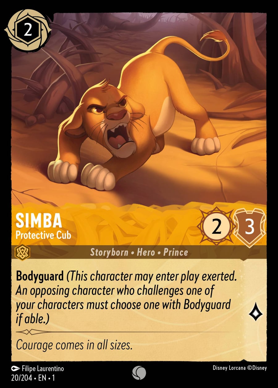 Simba - Protective Cub card art