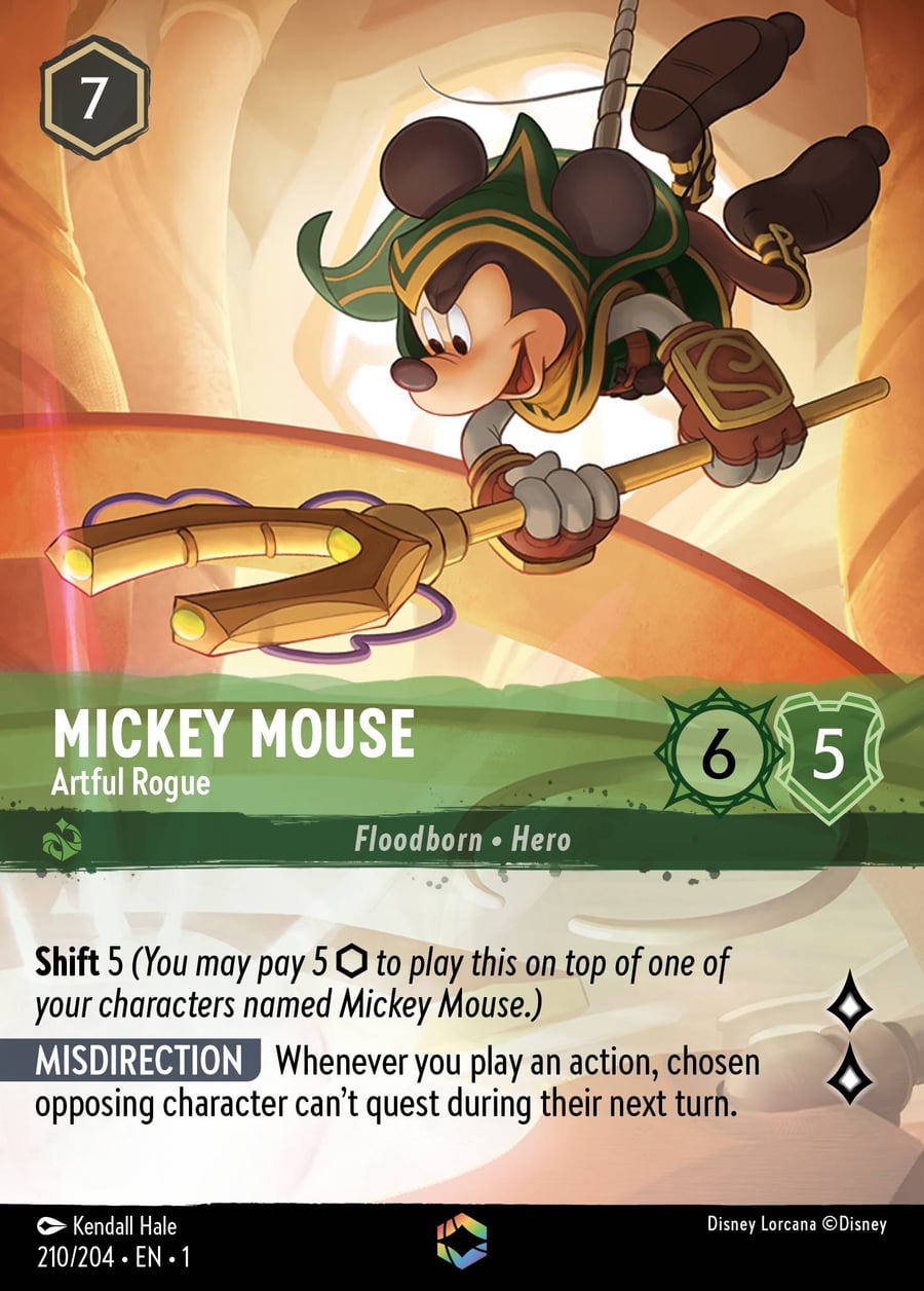 Mickey Mouse - Artful Rogue card art