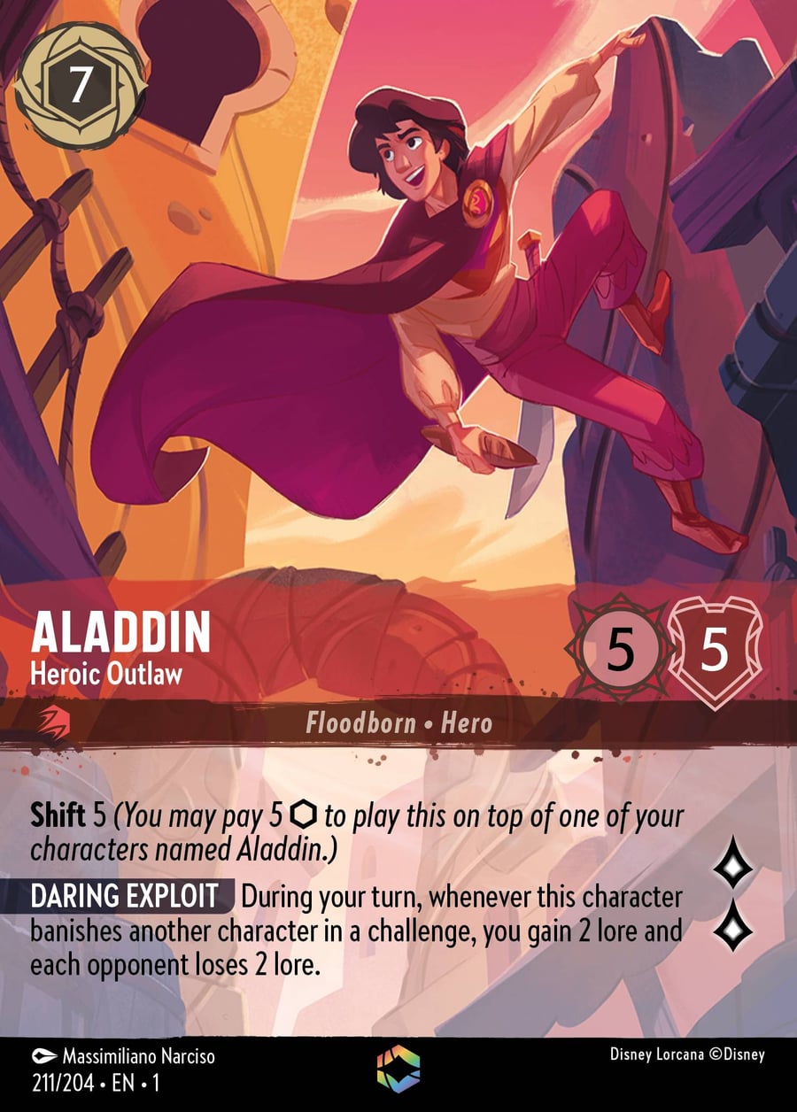 Aladdin - Heroic Outlaw card art