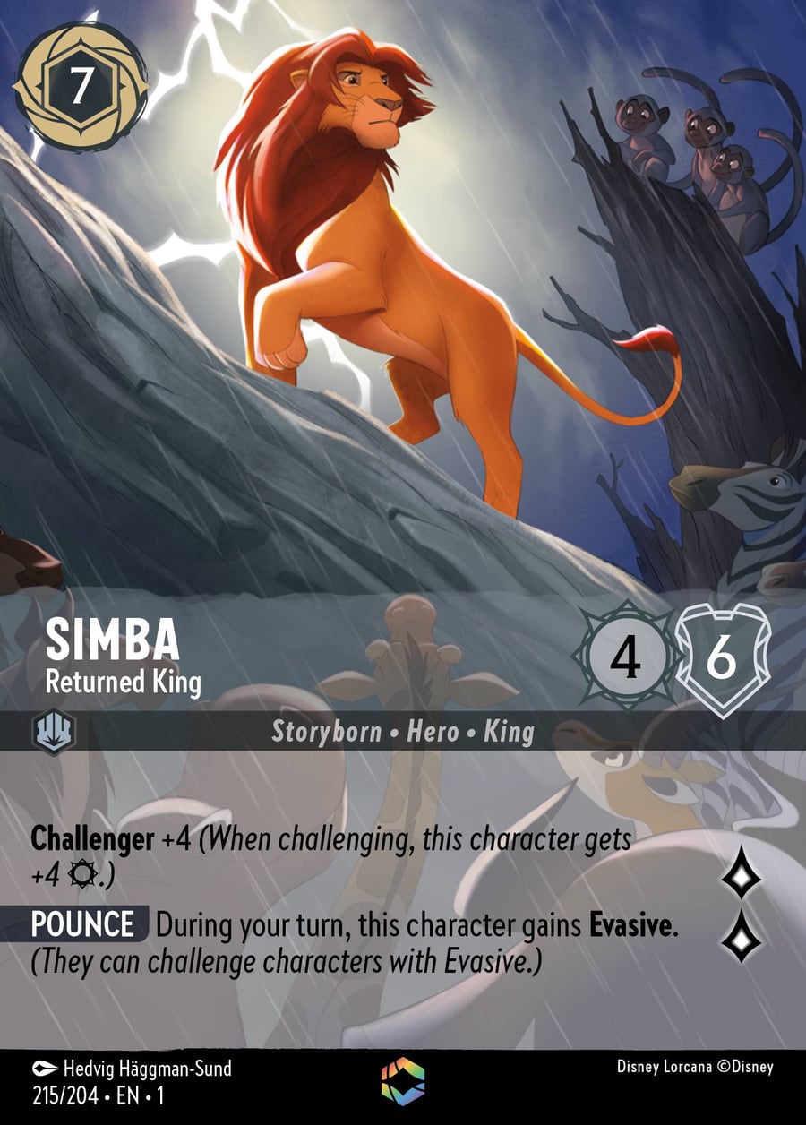 Simba - Returned King card art