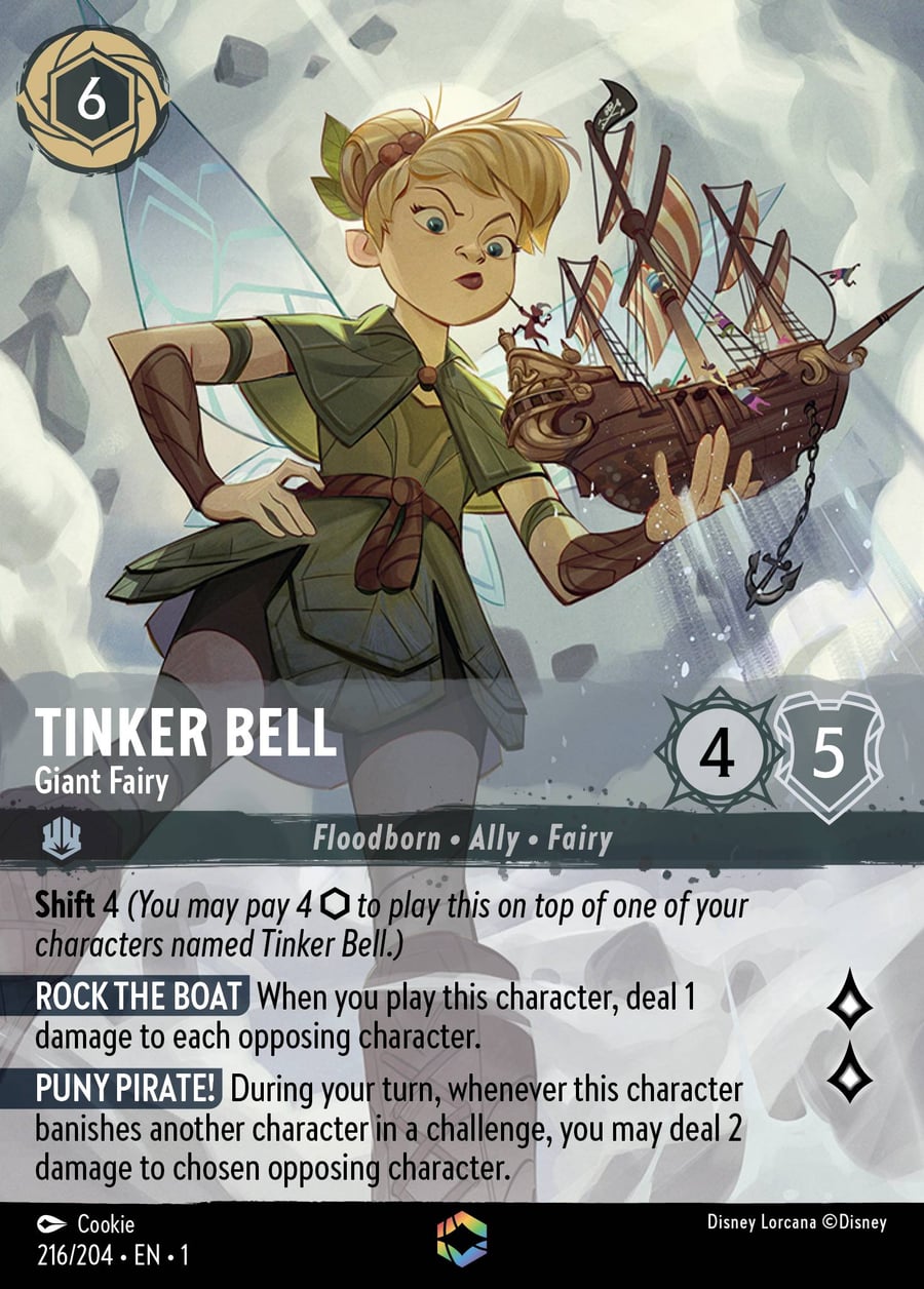 Tinker Bell - Giant Fairy card art