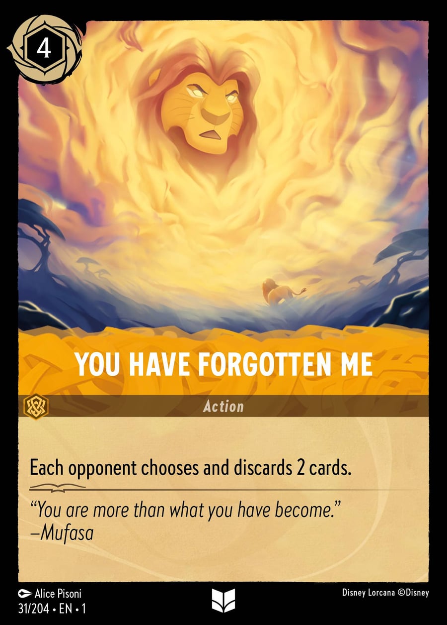 You Have Forgotten Me card art