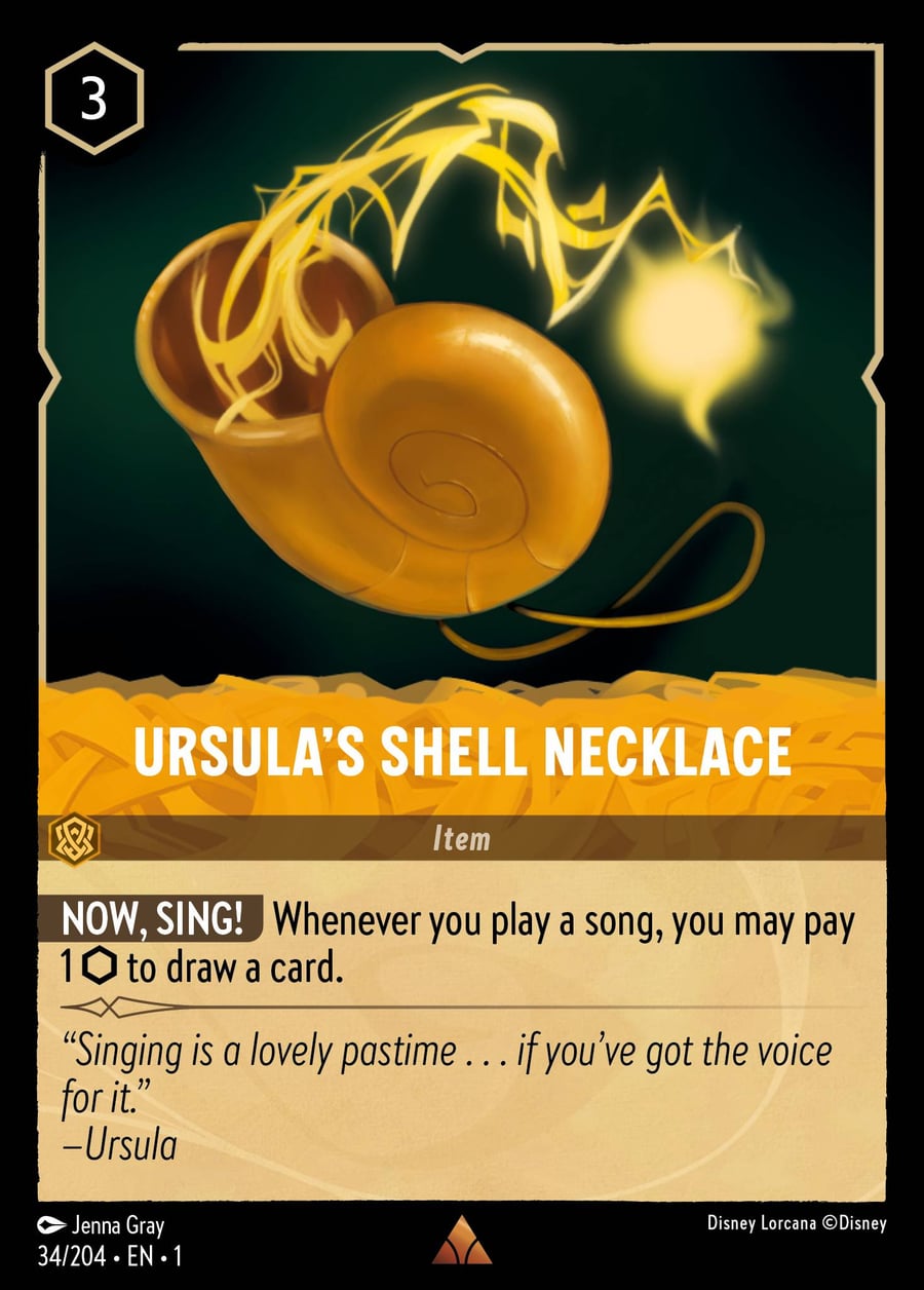Ursula’s Shell Necklace card art