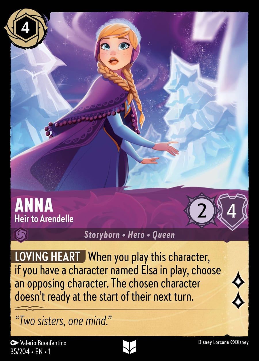 Anna - Heir to Arendelle card art